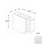 Framed Shaker Premium Wood White Shaker Base Cabinet Natural clear coat 1
