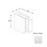 Framed Shaker Premium Wood White Shaker Base Cabinet Natural clear coat 1
