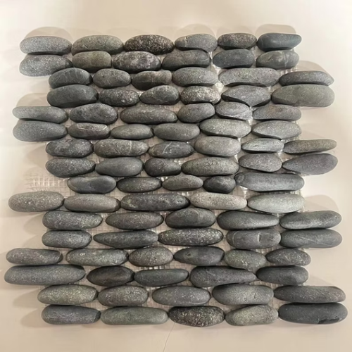 Pebble Dark Knight Interlocking Mosaic Natural 1