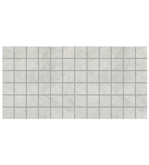 Core Fundamentals Choice Ceramic Weathered White Straight Joint SQ20 Mosaic Matte 1