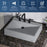 Quartz Composite Grey Bathroom Sink 4