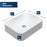 Quartz Composite White Bathroom Sink 4
