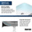 Quartz Composite White Bathroom Sink 5