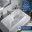 Quartz Composite White Bathroom Sink 2