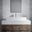 Quartz Composite White Bathroom Sink 7