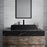 Quartz Composite Black Bathroom Sink 7