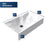 Quartz Composite White Bathroom Sink 4
