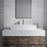 Quartz Composite White Bathroom Sink 7