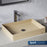 Quartz Composite Pale Gold Bathroom Sink 2