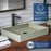 Quartz Composite Sage Green Bathroom Sink 5