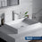 Quartz Composite White Bathroom Sink 2