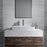 Quartz Composite White Bathroom Sink 8