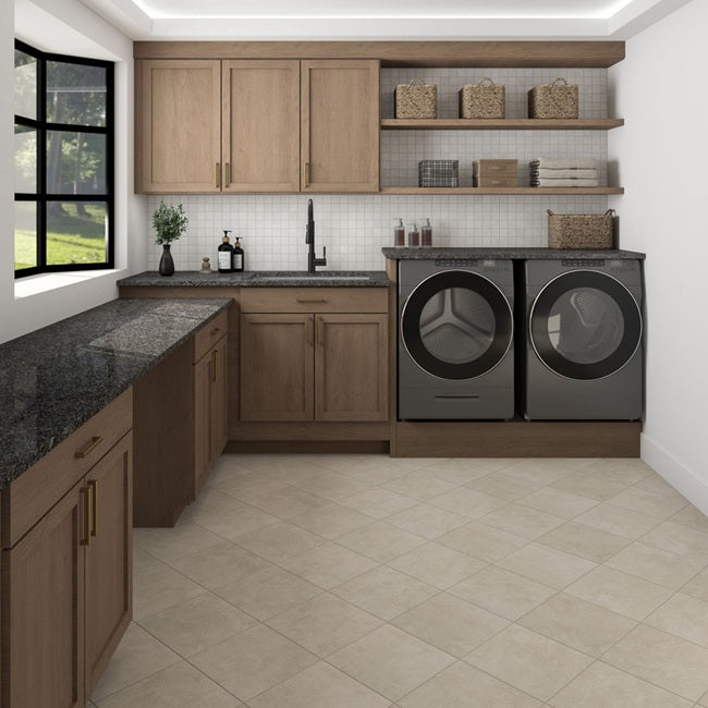 Core Fundamentals Choice Ceramic Burrow Beige SQ21 Tile Matte 5