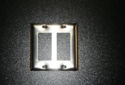 Stainless Steel Decorator Switch Wall Plate 2