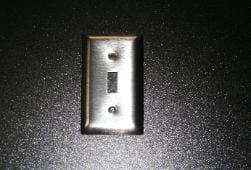 Stainless Steel Toggle Switch Wall Plate 2