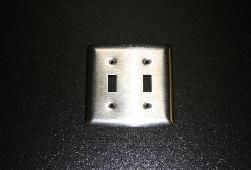 Stainless Steel Toggle Switch Wall Plate 2