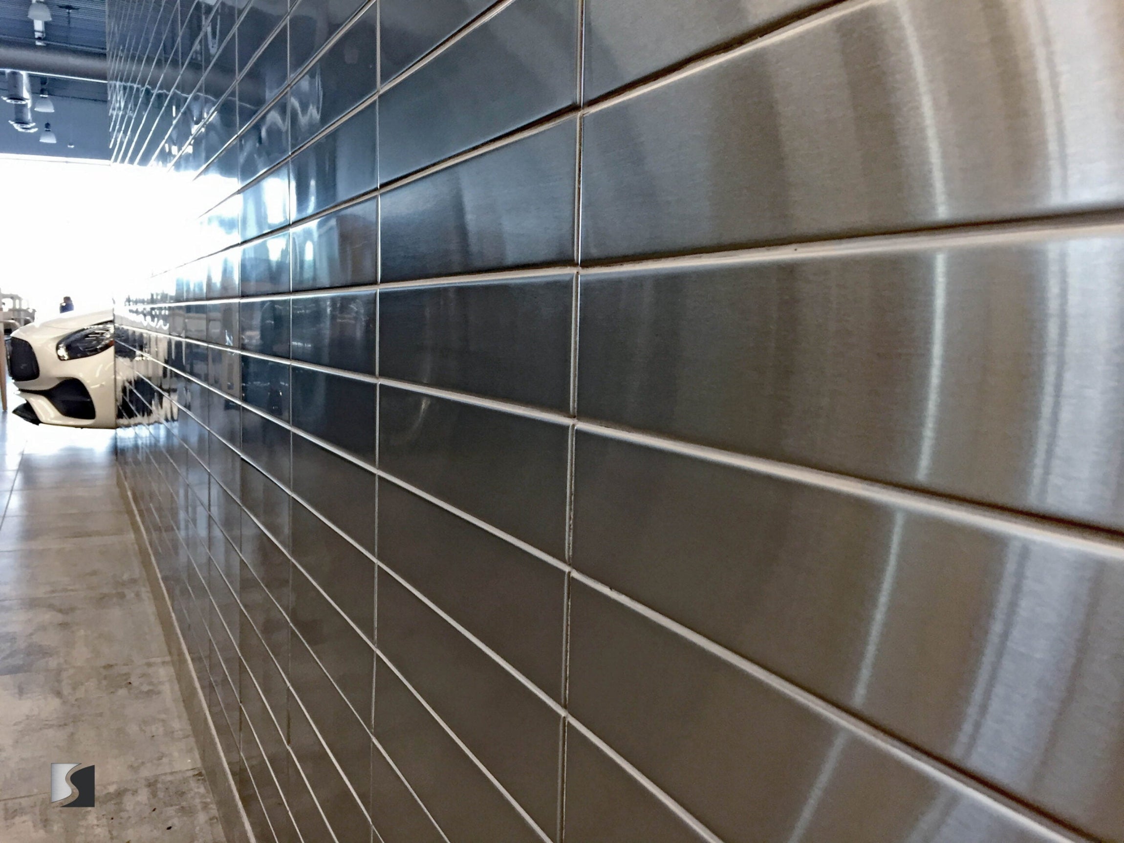 Stainless Steel Tile Hardboard Backer Stainless Steel Subway Tile ...