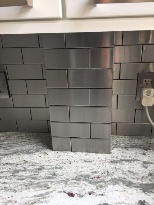 Stainless Steel Subway Half Tile 3