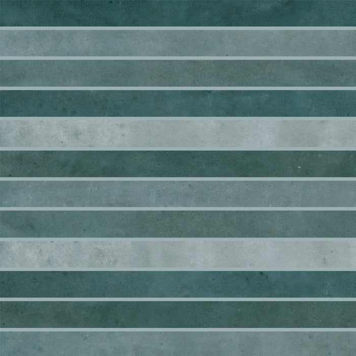 Strata Ceramic Blue Tile Glossy 7