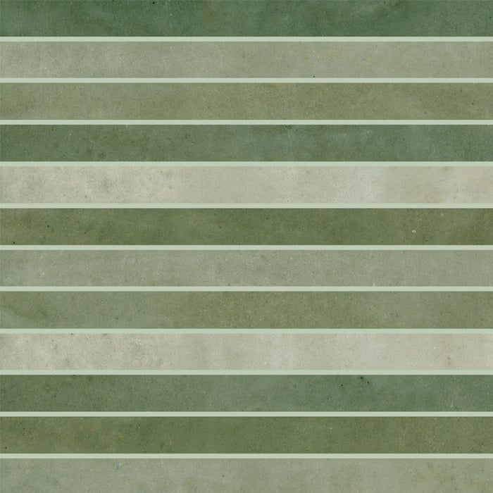 Strata Ceramic Green Tile Glossy 6