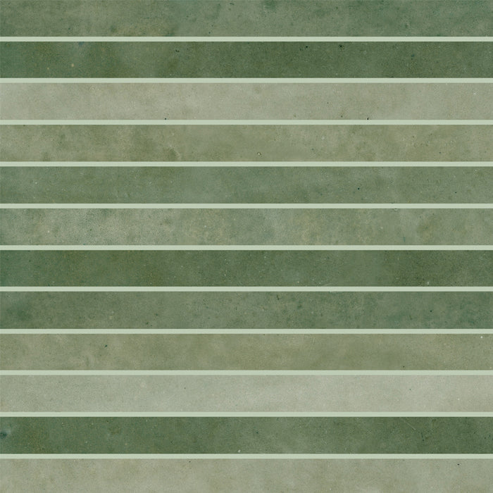 Strata Ceramic Green Tile Glossy 7
