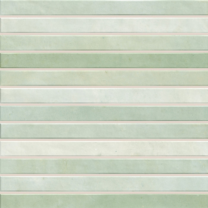 Strata Ceramic Mint Tile Glossy 1