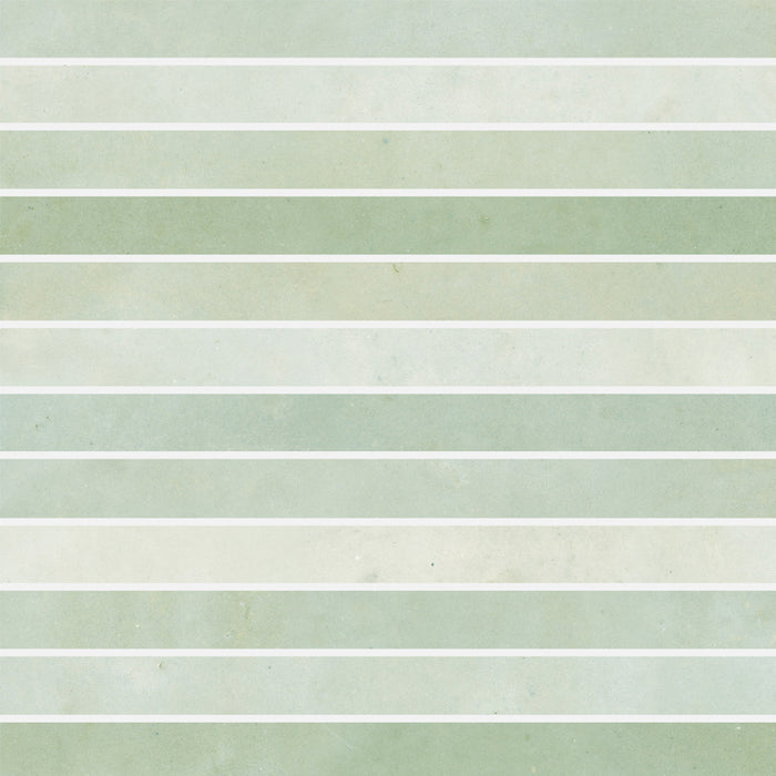 Strata Ceramic Mint Tile Glossy 4