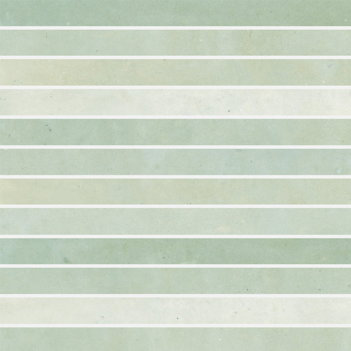 Strata Ceramic Mint Tile Glossy 5