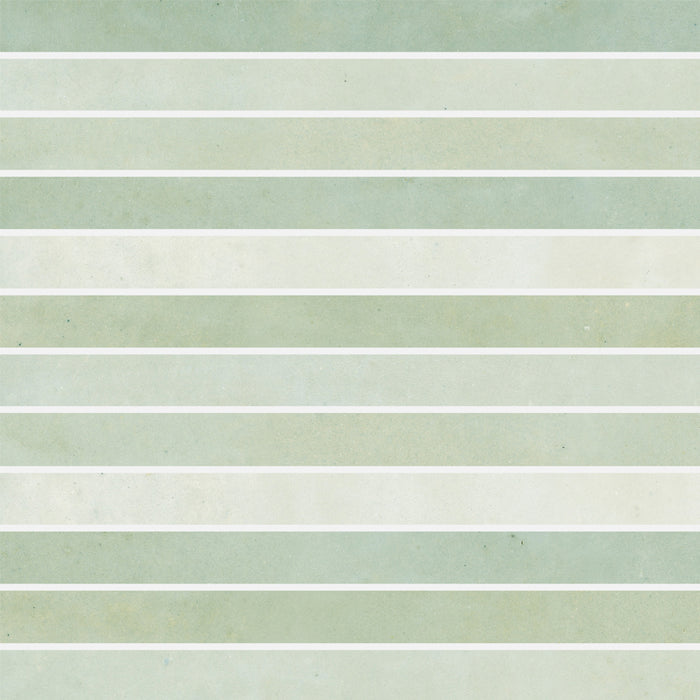 Strata Ceramic Mint Tile Glossy 6