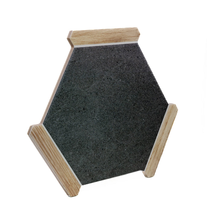 Avant Hexagon Sacramento Grafito Pino Porcelain Tile - Matte