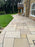 Natural Cleft Face & Back Peach Blossom Sandstone Paver Versailles Pattern