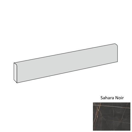 Marmi Lux Porcelain Sahara Noir MSN3 Bullnose Natural 1