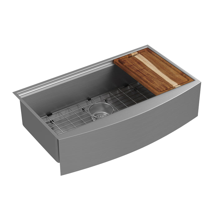 PULSE ShowerSpas Santa Cruz Kitchen Sink Brushed 1