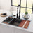 PULSE ShowerSpas Santa Cruz Kitchen Sink Brushed 8