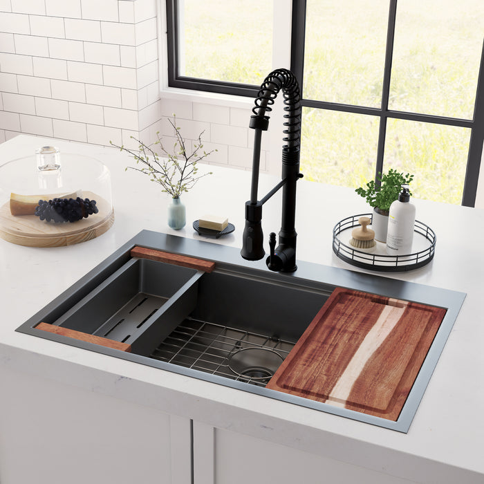 PULSE ShowerSpas Santa Cruz Kitchen Sink Brushed 8