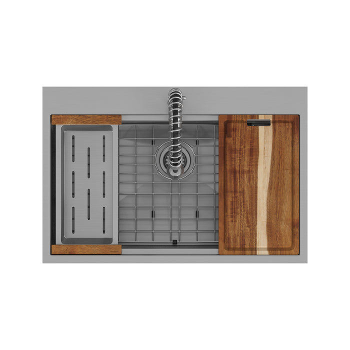 PULSE ShowerSpas Santa Cruz Kitchen Sink Brushed 2
