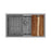 PULSE ShowerSpas Santa Cruz Kitchen Sink Brushed 2