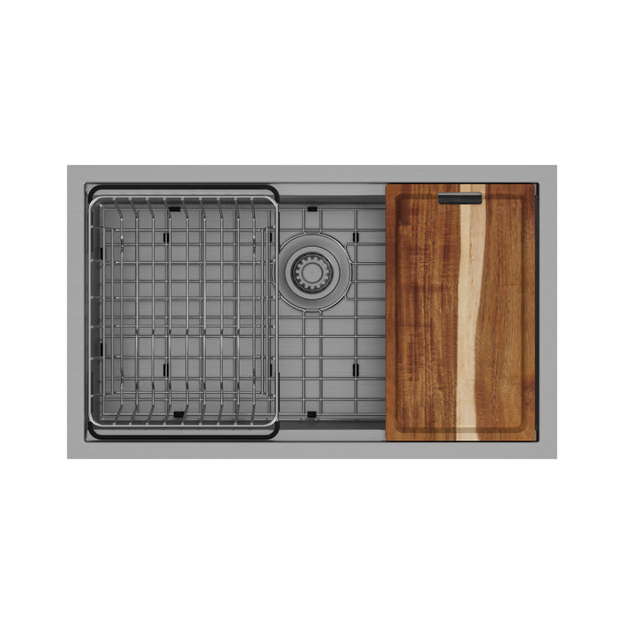 PULSE ShowerSpas Santa Cruz Kitchen Sink Brushed 2