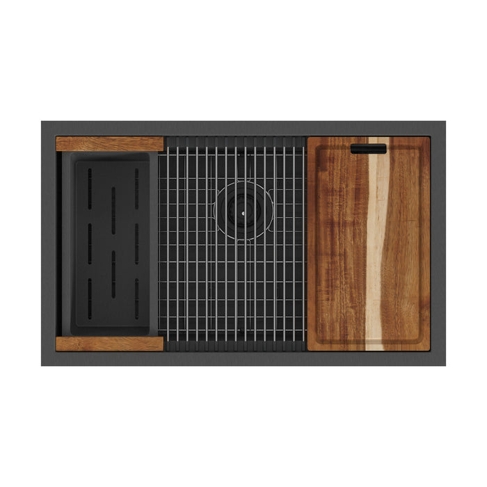 PULSE ShowerSpas Santa Cruz Kitchen Sink Brushed 2