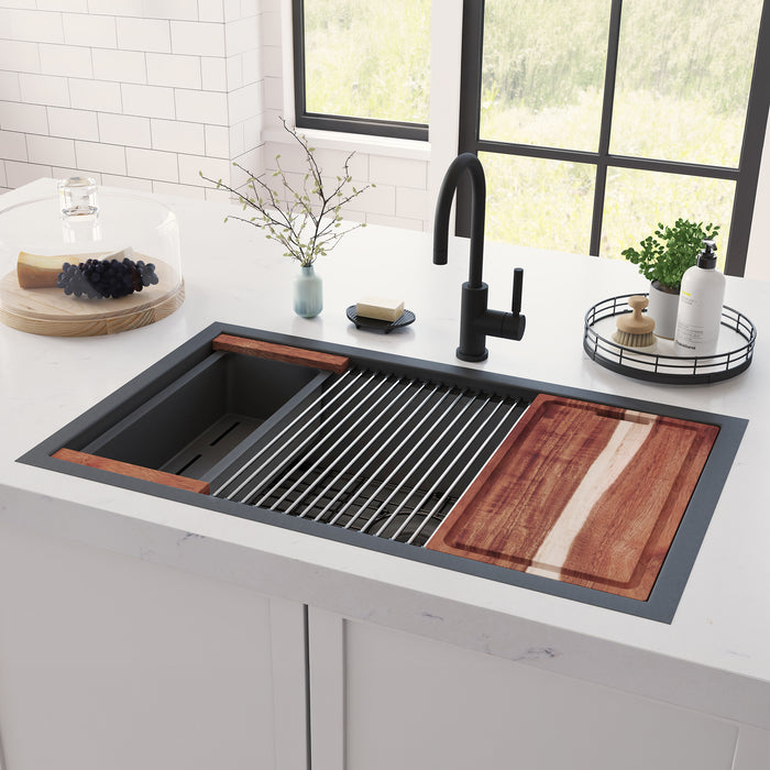 PULSE ShowerSpas Santa Cruz Kitchen Sink Brushed 8
