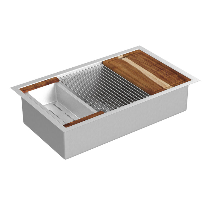 PULSE ShowerSpas Santa Cruz Kitchen Sink Brushed 1