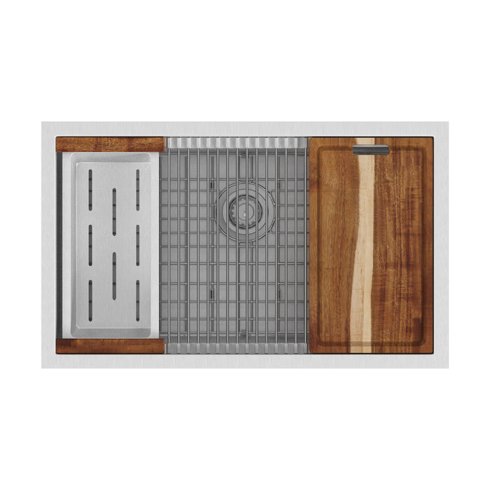 PULSE ShowerSpas Santa Cruz Kitchen Sink Brushed 2