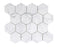 Full Sheet Sample - Venatino Goia Hexagon Natural Stone Mosaic - 3" x 3" Satin