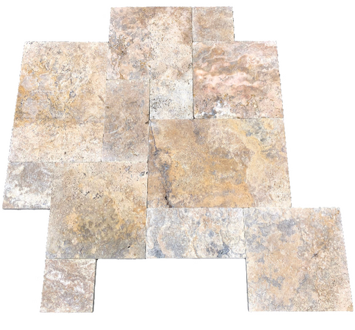 Clearance Sale! Scabos Travertine Versailles Pattern - Tumbled