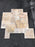 Scabos Tumbled Travertine Paver Versailles Pattern - Various Sizes x 1 1/4"