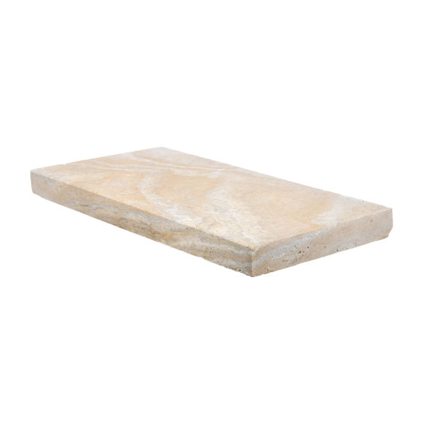 Clearance Sale! Scabos Cross Cut Travertine Coping - Unfilled & Honed