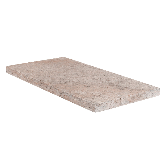 Clearance Sale! Scabos Cross Cut Travertine Wall Cap - Unfilled & Honed