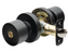 Metro Round Steel Black BC Door Knob Black 1