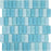 Full Sheet Sample - Aquatica Watercraft Sea Breeze Glass Mosaic - 1" x 2" Glossy