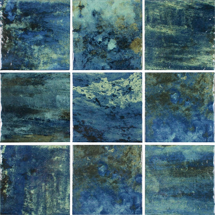 Aquatica Sea Corallo Aqua Porcelain Tile - Semi Gloss